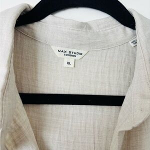 Max Studio Light Tan Shirt XL